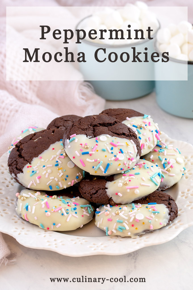 Peppermint Mocha Cookies | Culinary Cool