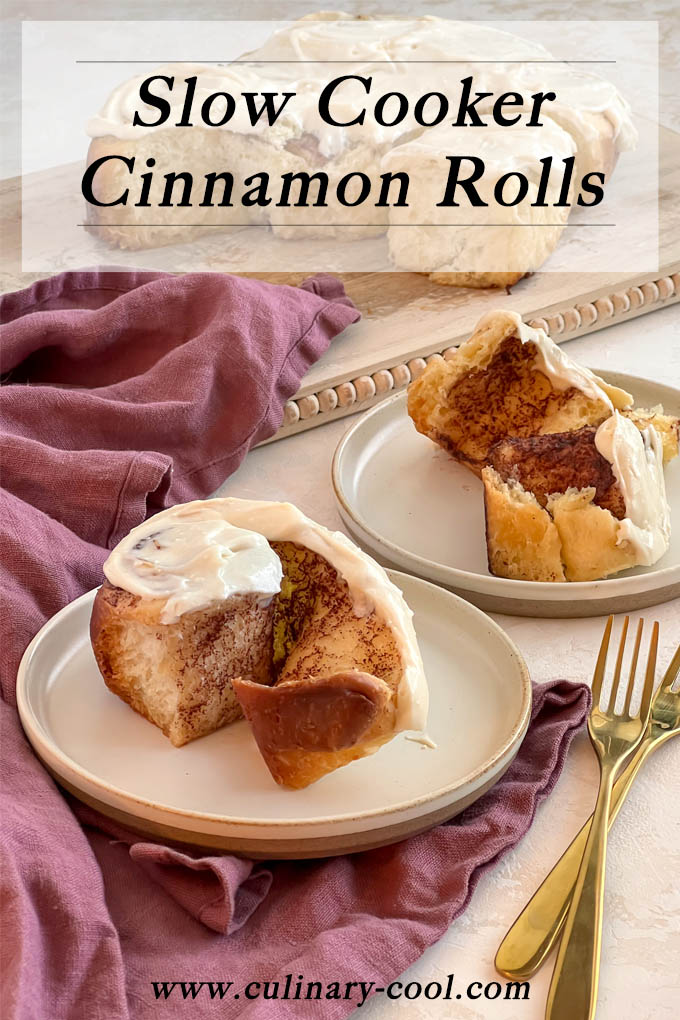 Slow Cooker Cinnamon Rolls