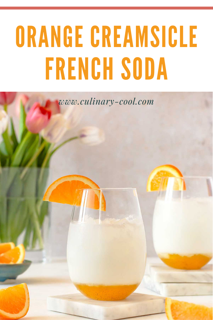Orange Creamsicle French Soda