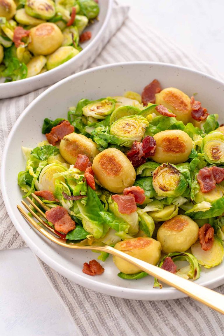 Crispy Gnocchi with Brussels Sprouts and Bacon Culinary Cool